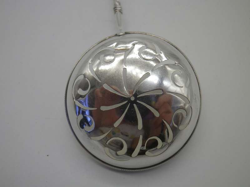 Norwegian 830 Silver Sugar Sifter O I Hovland 21.5 cm 37g