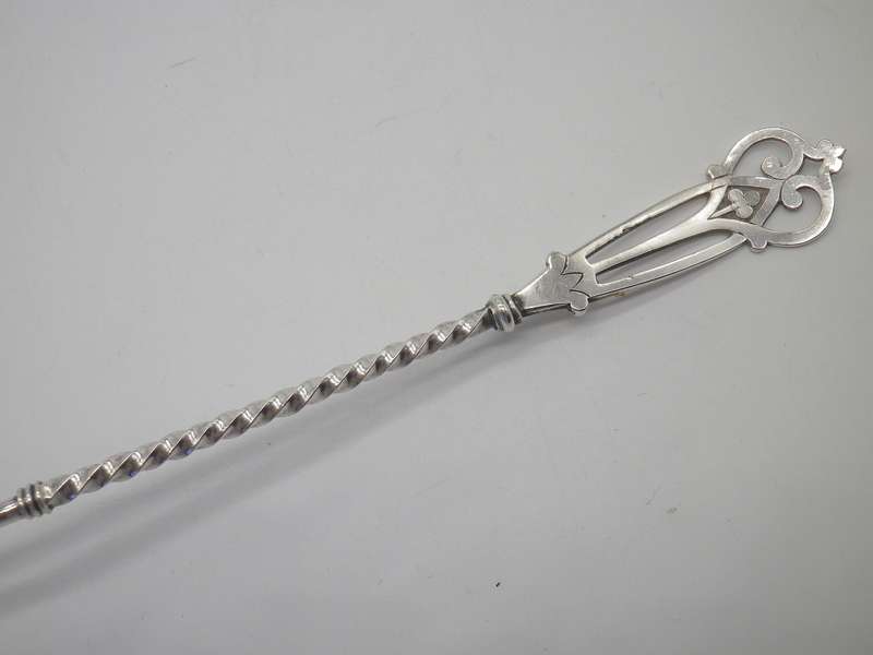 Norwegian 830 Silver Sugar Sifter O I Hovland 21.5 cm 37g
