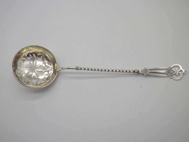 Norwegian 830 Silver Sugar Sifter O I Hovland 21.5 cm 37g