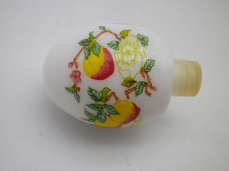 Vintage AVON, milk glass egg shaped perfume bottle.