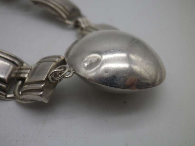Stunning Designer CANDIDA -Joe Calafato -Sterling Silver Vintage necklace. approx 59 grms. 42.5cm