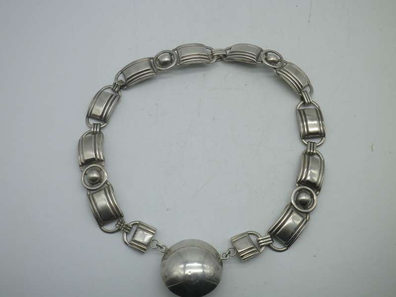 Stunning Designer CANDIDA -Joe Calafato -Sterling Silver Vintage necklace. approx 59 grms. 42.5cm