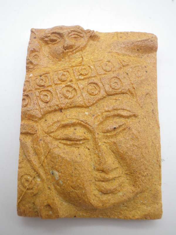 EXQUISITE Miniature Handmade Porcelain Tile by FAMOUS SA ARTIST JOHN BAUER 10 on offer!! (No: 9)