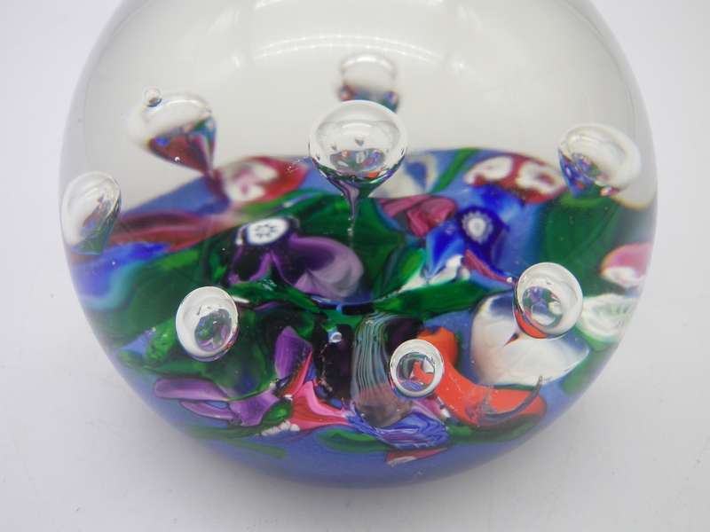 Vintage SELKIRK, Scotland 1984 Glass Paper Weight.