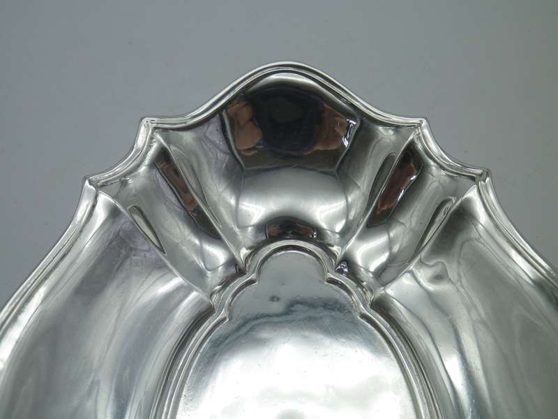 Hallmarked Silver small tray or trinket bowl. Birmingham 1912 Henry Matthews 14x9.2 x2.5 53grams