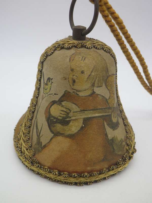 Vintage c1970s German Musical Bell with Swiss Reuage Mechanism. Works. Plays Silent Night. RARE