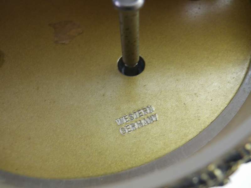 Vintage c1970s German Musical Bell with Swiss Reuage Mechanism. Works. Plays Silent Night. RARE