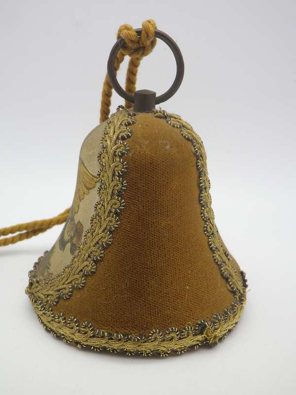 Vintage c1970s German Musical Bell with Swiss Reuage Mechanism. Works. Plays Silent Night. RARE