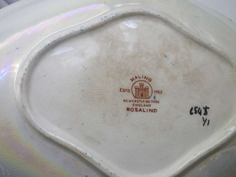 Vintage MALING lustreware bowl.