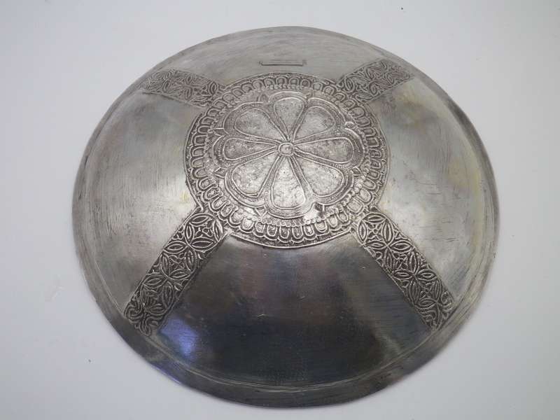 Early Byzantine Sutton Hoo Silver Metal Bowl Replica - British Museum Boxed
