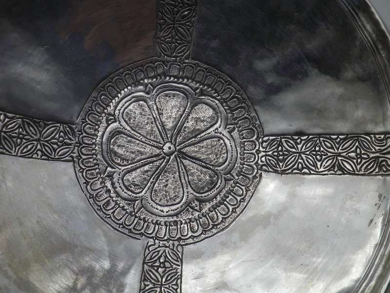 Early Byzantine Sutton Hoo Silver Metal Bowl Replica - British Museum Boxed