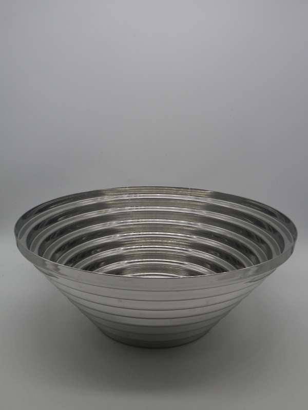Vintage ALESSI Maya Inox ITALY Designer 18/10 Stainless Steel Round Fruit Bowl