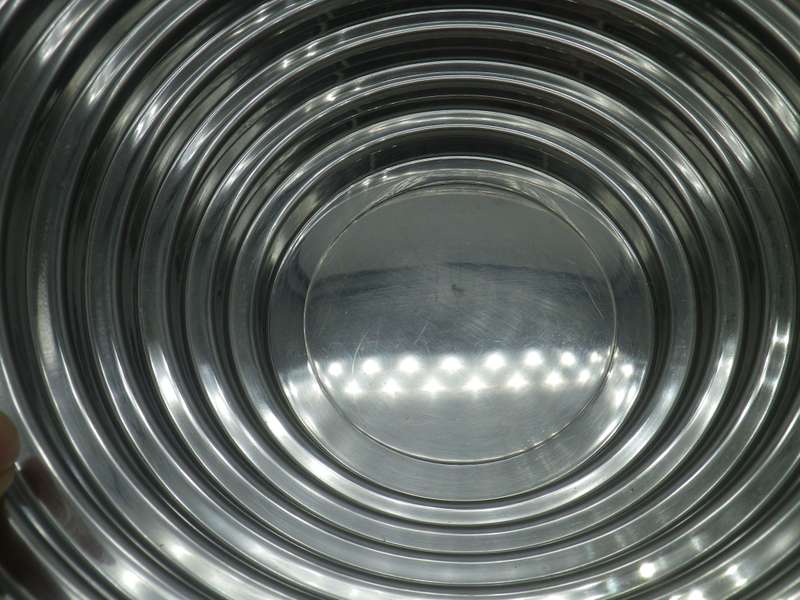 Vintage ALESSI Maya Inox ITALY Designer 18/10 Stainless Steel Round Fruit Bowl