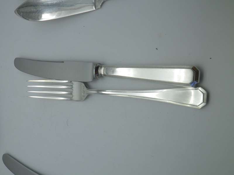 SUPERB A1 EPNS EIGHT PLACE 84 piece Vintage Canteen of Cutlery. Cox Co Ltd SHEFFIELD 1950s