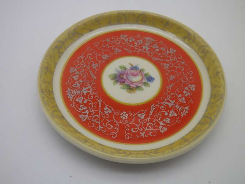 Pretty ROSENTHAL GERMANY Vintage pin dish or coaster. 9cm