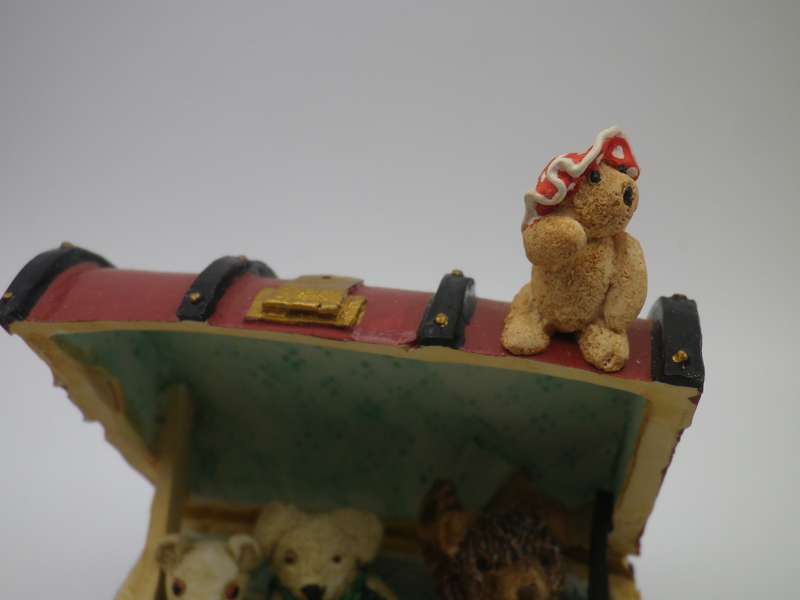 COLOUR BOX MINIATURE A TRUNK FULL OF TEDDIES Ltd Edition by PETER FAGAN. RARE