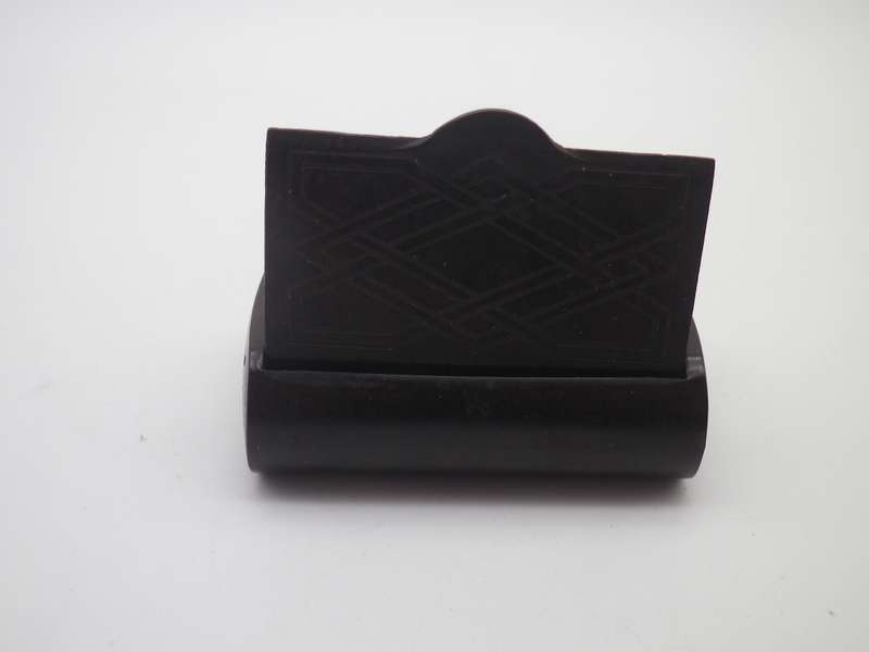 Antique BROWN BAKELITE Rectangular Snuff Box. Made in England