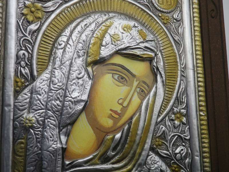 Madonna Icon. Byzantine replica