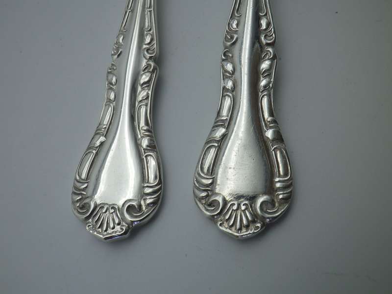 MAPPIN & WEBB silver plated 6 teaspoons & 6 cake forks