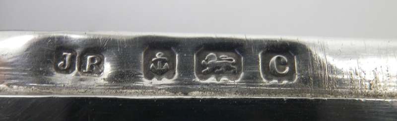 Antique hallmarked silver vesta case. Birmingham 1902, John Rose. 5x4.5 cm. 28.7g