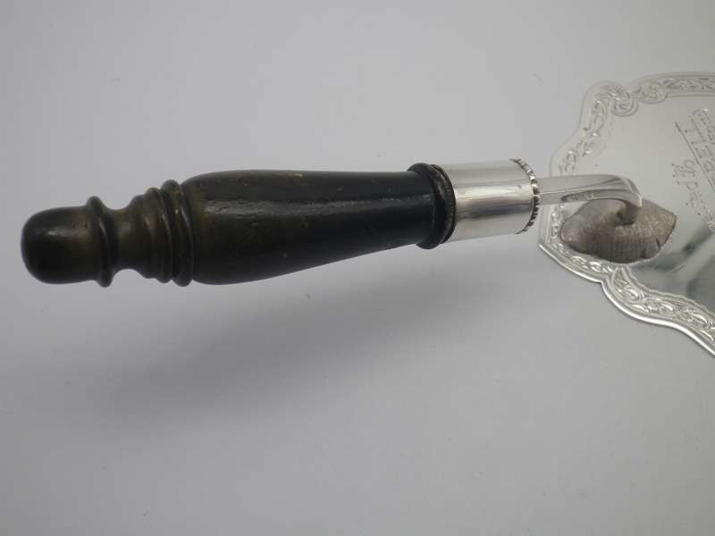 RARE!!! Sterling Silver Presentation Trowel Commemorating opening of DURBAN AQUARIUM! 11 March 1957