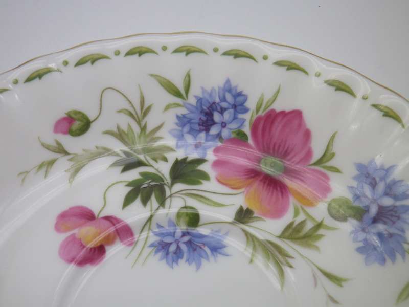 Royal Albert AUGUST flower of the month tea duo. Poppy