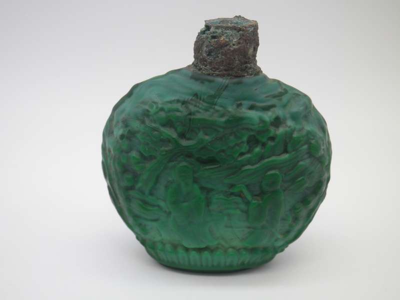 RARE!! GENUINE ANTIQUE CHINESE PEKING GLASS SNUFF BOTTLE. FOUND IN CAPE TOWN DUMP!!!