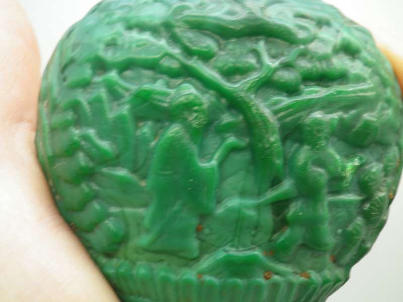 RARE!! GENUINE ANTIQUE CHINESE PEKING GLASS SNUFF BOTTLE. FOUND IN CAPE TOWN DUMP!!!