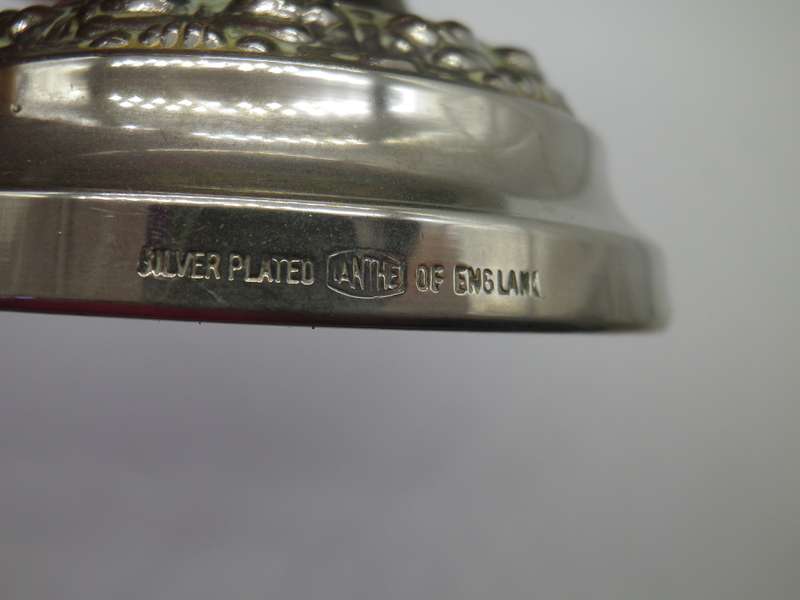 Good quality Small Vintage silver plated Ianthe Rose bowl. Made in England.