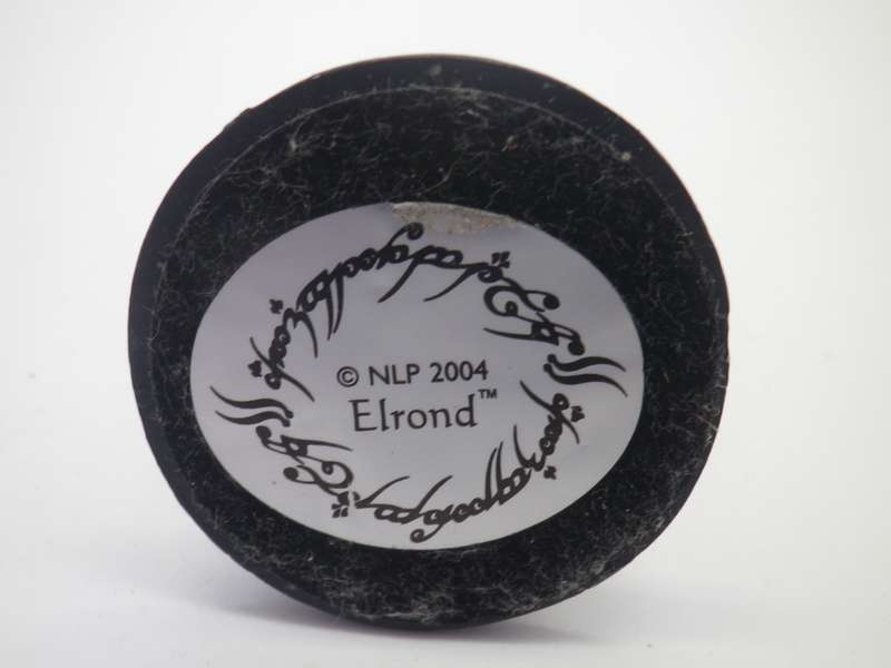 ELROND Lord of the Rings Hand Painted Lead figurine NLP 2004. Original label
