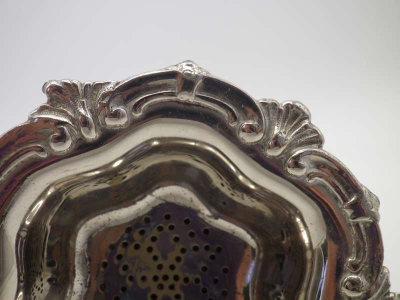 Antique Silver Plated Wine funnel. 14cm