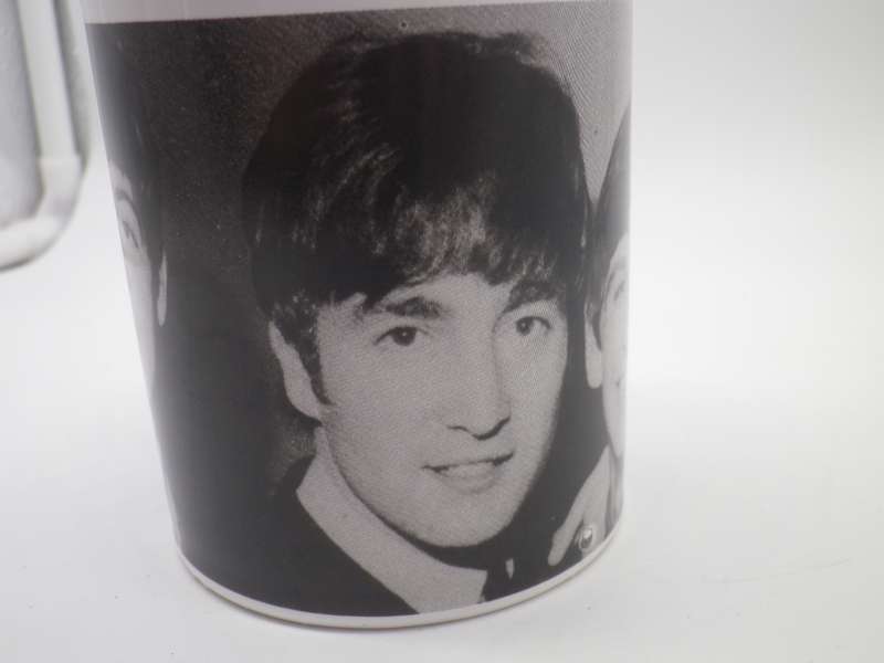 RARE VINTAGE c1960S STAFFORDSHIRE, England BEATLES MUG
