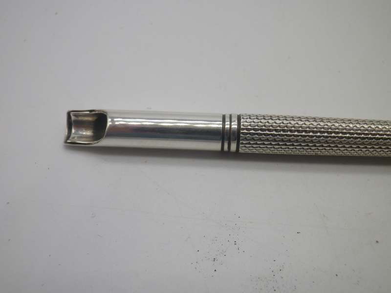 Antique Hallmarked Silver dip pen. Boxed with nib. Birmingham, 1899 Maker James Fenton