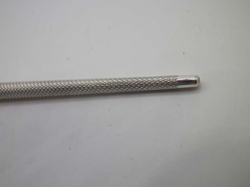 Antique Hallmarked Silver dip pen. Boxed with nib. Birmingham, 1899 Maker James Fenton