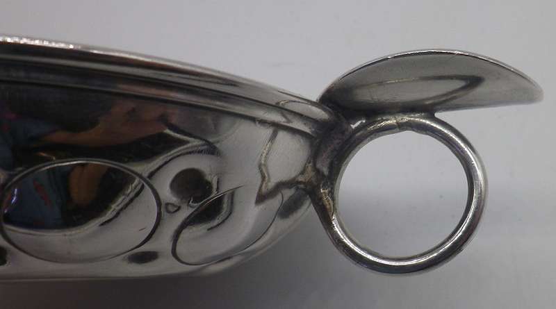 French 950 Hallmarked Silver Tastevin MARC PARROD   1903-1944