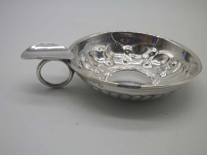 French 950 Hallmarked Silver Tastevin MARC PARROD   1903-1944