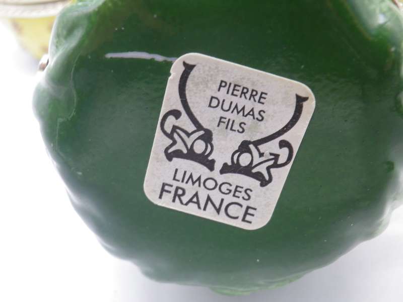 3 BEAUTIFUL VINTAGE TRINKET POTS - possibly LIMOGES France DESIGNED BY PIERRE DUMAS FILS