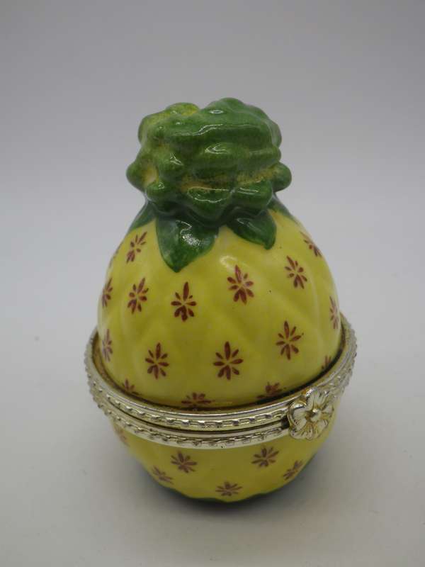 3 BEAUTIFUL VINTAGE TRINKET POTS - possibly LIMOGES France DESIGNED BY PIERRE DUMAS FILS