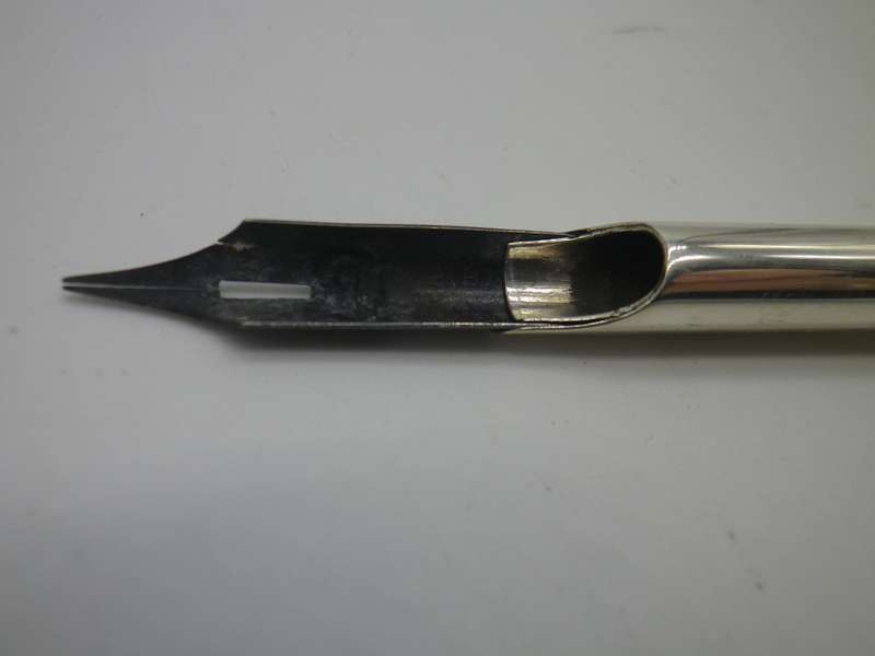 Antique Hallmarked Silver dip pen. Boxed with nib. Birmingham, 1899 Maker James Fenton