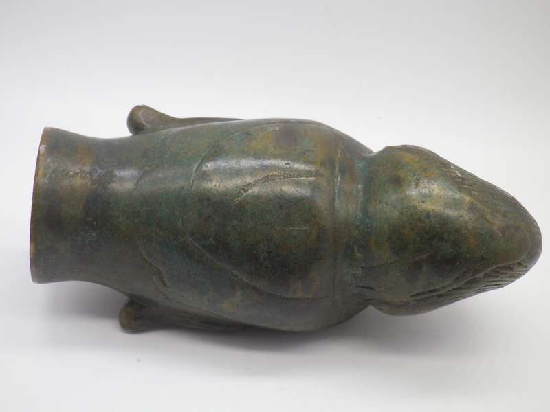 MAGNIFICENT Antique BRONZE KWAN YIN HEAD STATUE. Too beautiful
