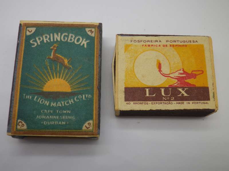 Collection of Thirteen Antique & Vintage matchboxes.