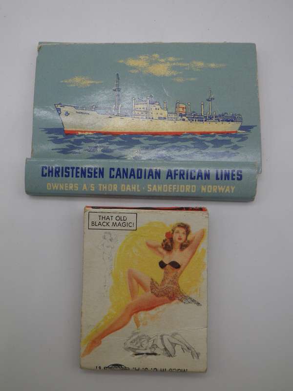 Collection of Thirteen Antique & Vintage matchboxes.