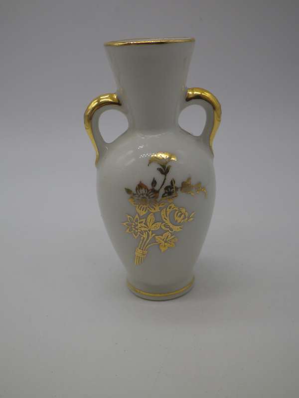 LIMOGES FRANCE Miniature Vintage vase. 9.5 cm