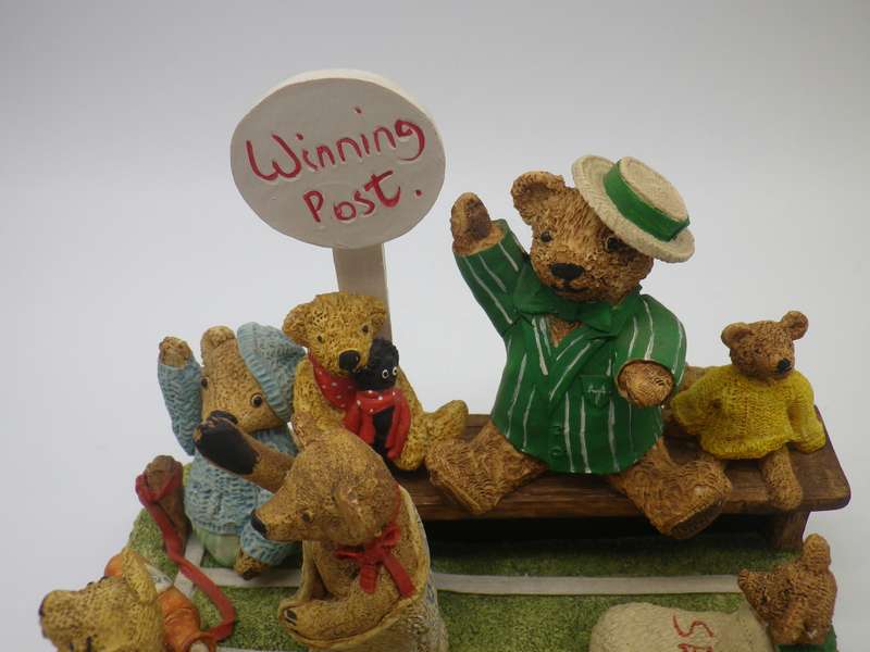 PETER FAGAN COLOUR BOX MINIATURE "DAY AT THE RACES"