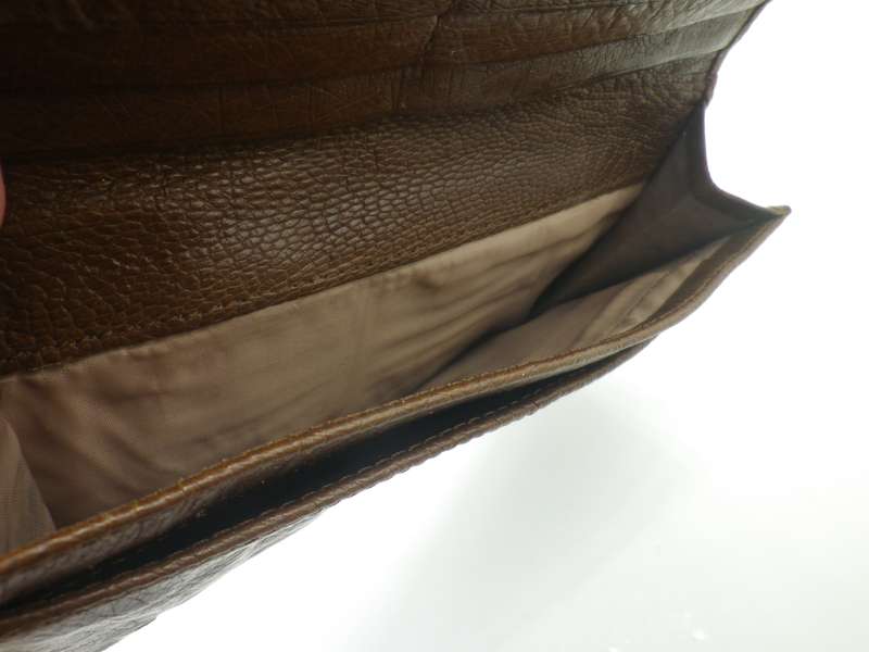 Quality Vintage OSTRICH LEATHER Unisex Purse.