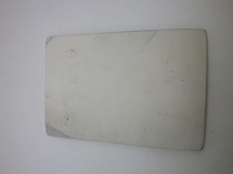 EXQUISITE  Blue Handmade Porcelain Tile by FAMOUS SA ARTIST JOHN BAUER