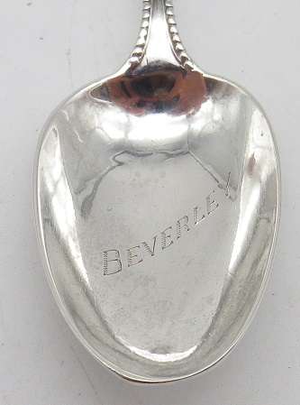 Victorian Hallmarked Silver spoon. London, 1876. Henry Wilkinson. 27g approx 14.3cm