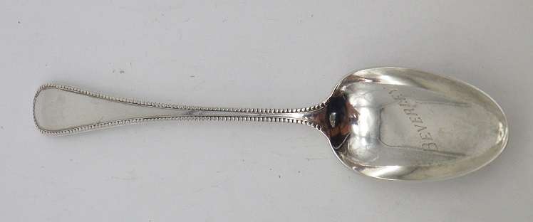 Victorian Hallmarked Silver spoon. London, 1876. Henry Wilkinson. 27g approx 14.3cm