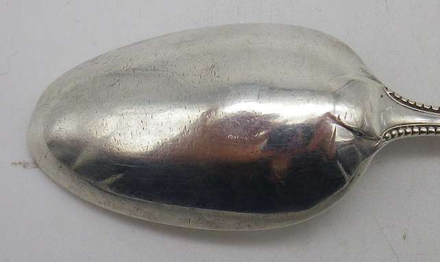 Victorian Hallmarked Silver spoon. London, 1876. Henry Wilkinson. 27g approx 14.3cm