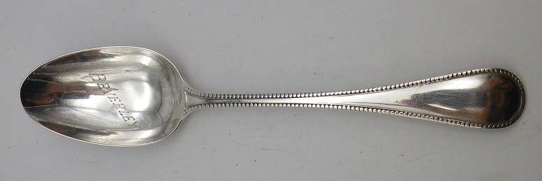 Victorian Hallmarked Silver spoon. London, 1876. Henry Wilkinson. 27g approx 14.3cm